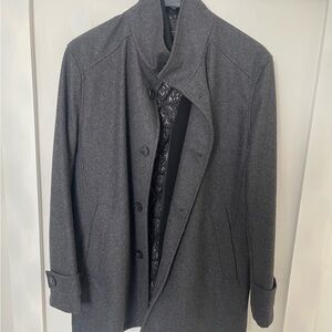 Marc Andrew Marc New York Wool Blend Car Coat MEDIUM grey Mens mint condition